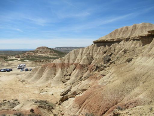 Naturpark Bardenas Reales, Navarra, Spanien, begehbare Felsformation