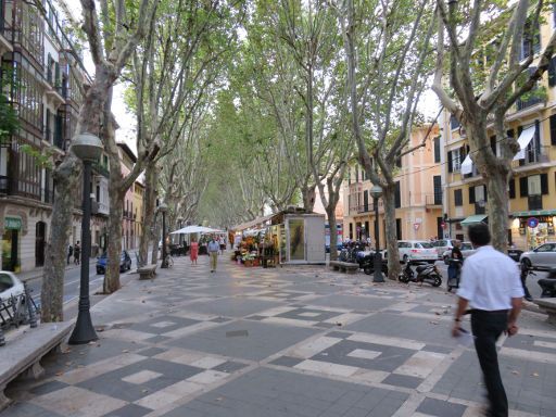 Palma de Mallorca, Mallorca, Spanien, La Rambla