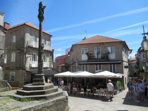 Pontevedra, Spanien, Gassen am Praza das Cinco RÚas