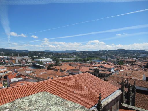 Real Basilica de Santa Maria la Mayor de Pontevedra, Pontevedra, Spanien, Ausblick von der Aussichtsplattform