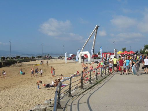 VI Travesía a nado, Bomberos, Semana Grande de Santander, 2024 Schwimmwettbewerb, Spanien, Explanada de Gamazo