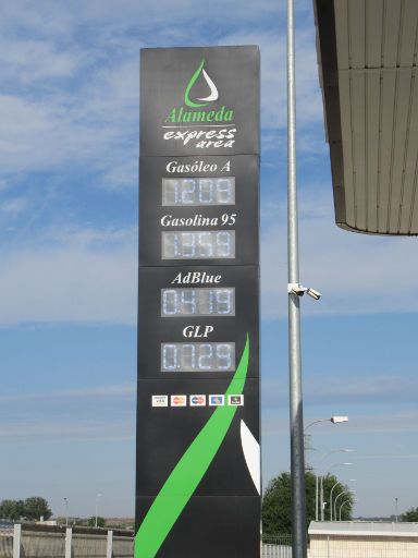 LPG, Autogas Tankstellen, Spanien, Alameda express area, Calle Nunneaton 2, 19004 Guadalajara im Juli 2021