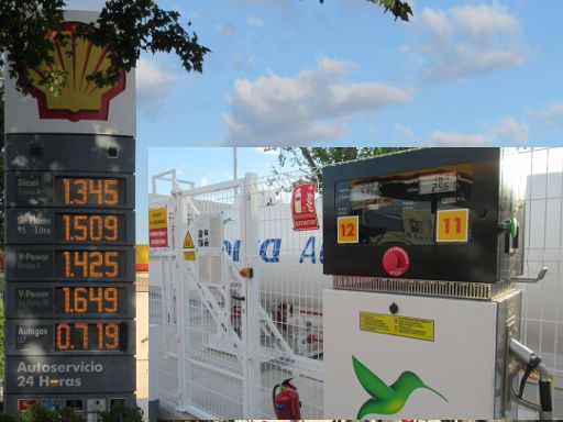 LPG, Autogas Tankstellen, Spanien, Shell Tankstelle, Avenida de las Estaciones 2-4, 28850 Torrejon de Ardoz im August 2021