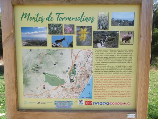 La Cañada del Lobo, Torremolinos, Spanien, Information Berge von Torremolinos