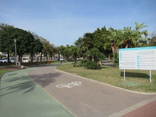 Park La Batería, Torremolinos, Spanien, Rad und Laufwege