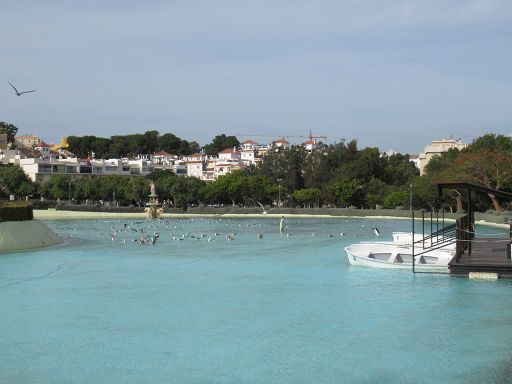 Park La Batería, Torremolinos, Spanien, Ruderboote Verleih