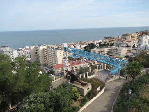 Park La Batería, Torremolinos, Spanien, Ausblick auf die Küste