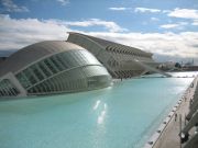 Valencia, Spanien, L’Hemisferic (Stadt der Wissenschaften und Künste)
