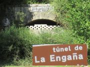 Eisenbahntunnel Engaña, Spanien, zugemauerter Tunnel im Süden