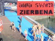 VI. Galipa Swim Zierbena, Schwimmwettbewerb 2024, Zierbena, Spanien, Start und Ziel im Hafen