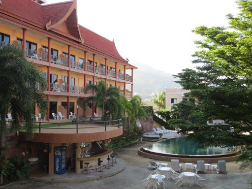 Casa Del M Resort, Patong, Phuket, Thailand, Blick vom Balkon
