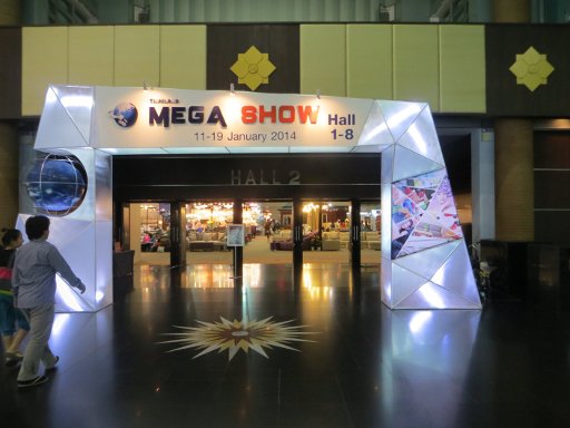 Bangkok, Thailand, Thailand Mega Show 2014, Eingang Halle 2