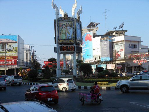 Udon Thani, Thailand, Clock Tower