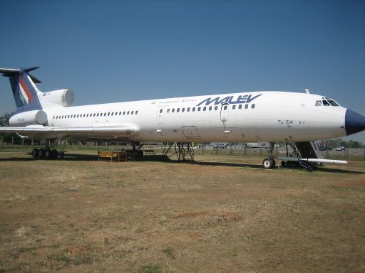 Aeropark Luftfahrt Museum, Budapest, Ungarn, Tupolew TU-154B-2