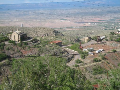 Clarkdale, Arizona, Vereinigte Staaten von Amerika, Blick auf verlassene Minen