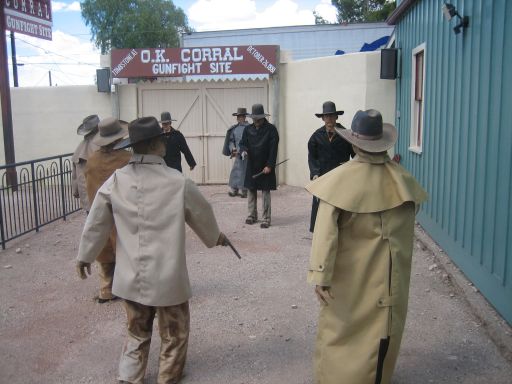 Tombstone, Arizona, Vereinigte Staaten von Amerika, O.K. Corral der berühmte Gunfight